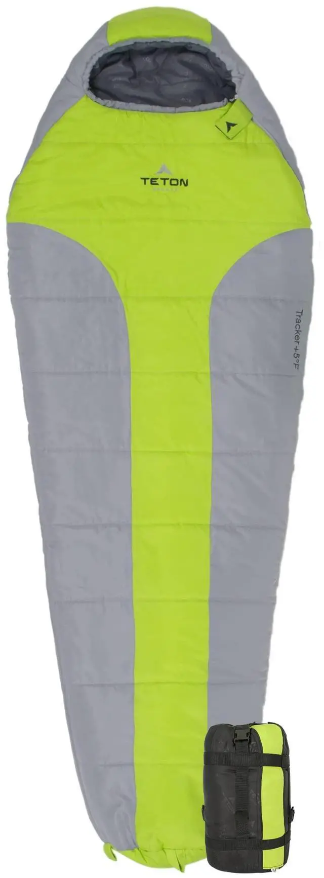 Main image of Teton Tracker, 5 Degree Sleeping Bag; Lightweight, Warm Mummy Sleeping Bag, Camping, Backpacking, Hiking