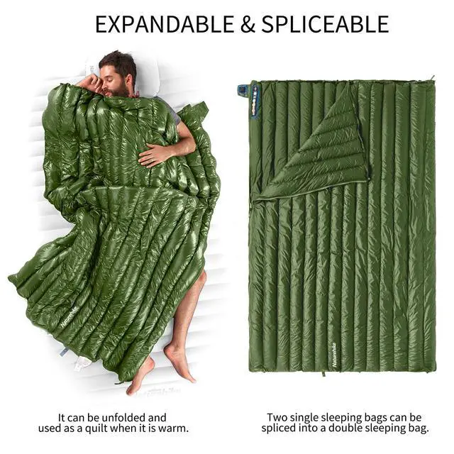 Alt view image 5 of 7 - Ultralight Backpacking RDS Down Sleeping Bag for Adults, 650 Fill Power Sleeping Bag for 42/52, 20oz Compact Lightweight Sleeping Bags for Hiking Camping 3 Seasons
