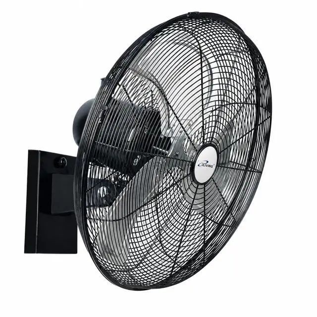 Main image of 20" Outdoor Oscillating High Velocity Wall Fan with 4750 CFM Heavy Duty Weatherproof Motor, Variable Speed Adjustment for Workshop, Garage, Patios, Commercial and industrial, 20 inch,Black