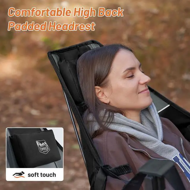 Alt view image 5 of 7 - Hammock Camping Chair, Portable Oversized Swinging Camp Chairs