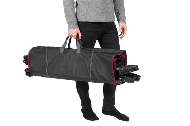 Alt view image 2 of 7 - Limited Portable Folding Metal Framed Hammock with a Retractable Canopy, Perfect for Camping, Patio, Outdoor, and Relaxing, Side Pockets Included, Red (Pack of 1)