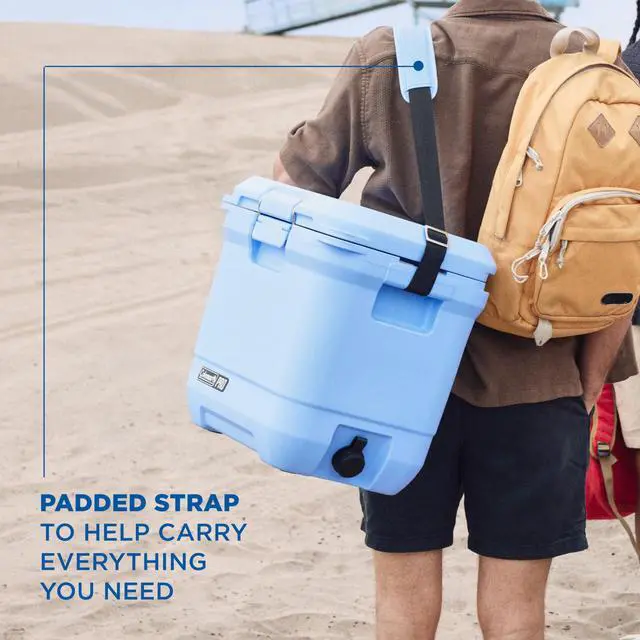 Alt view image 6 of 7 - Pro Heavy-Duty 25qt Ultra-Light Premium Hard Cooler, Extra-Thick Insulation Keeps Ice up to 3 Days, 36-Can Capacity