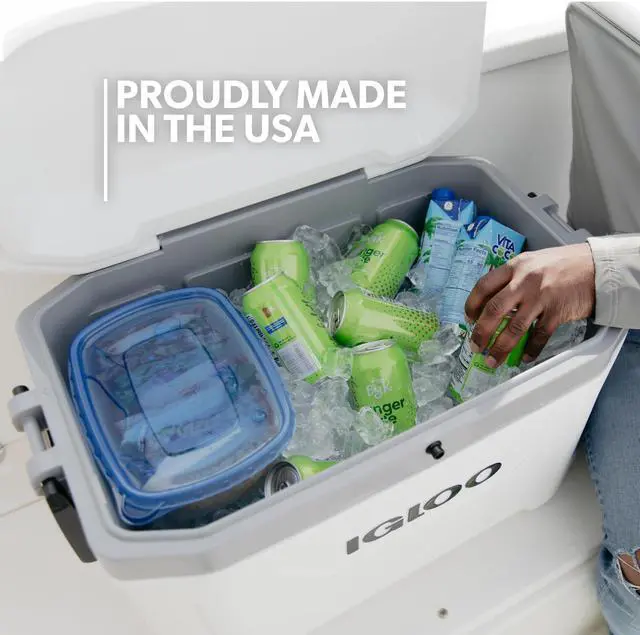 Alt view image 2 of 7 - 54 Qt Marine Ultra Cooler, White
