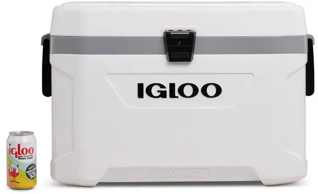 Alt view image 7 of 7 - 54 Qt Marine Ultra Cooler, White