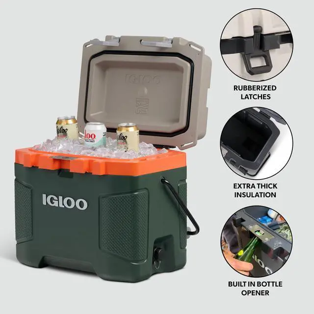 Alt view image 2 of 5 - Trailmate 25 Qt Cooler, Insulated Hard Shell Ice Chest, Sportsman