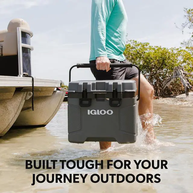 Alt view image 3 of 5 - Trailmate 25 Qt Cooler, Insulated Hard Shell Ice Chest, Sportsman