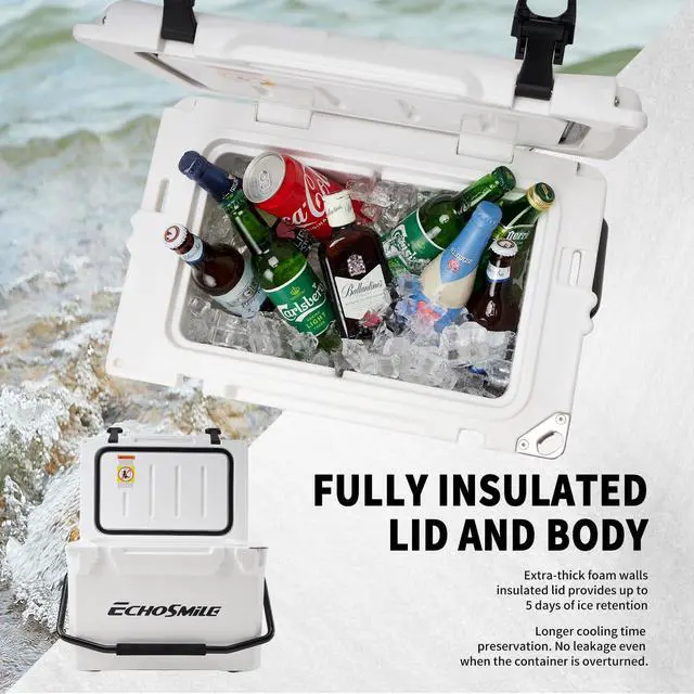 Alt view image 4 of 7 - 25/30/35/40/60/75 Quart Rotomolded Cooler, Built to Stand up to The Rigors of The Journey