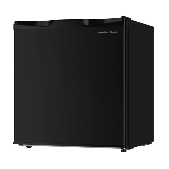 Alt view image 3 of 5 - 1.6 Cubic Foot Fridge, Black
