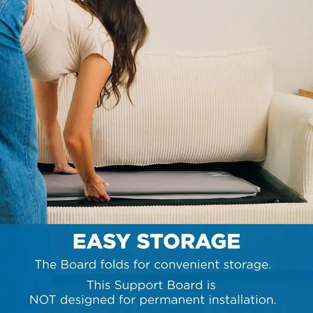 Alt view image 6 of 7 - Sleeper Sofa Bed Support Board Full (48x48) - Heavy Duty Wood