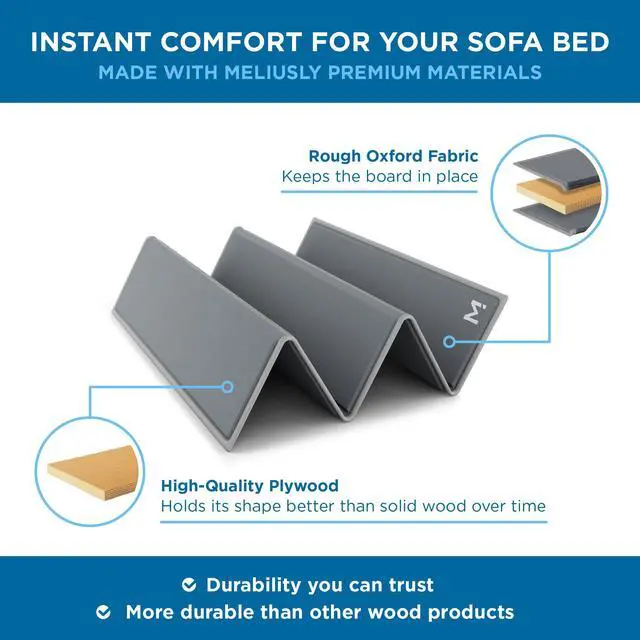 Alt view image 5 of 7 - Sleeper Sofa Bed Support Board Full (48x48) - Heavy Duty Wood