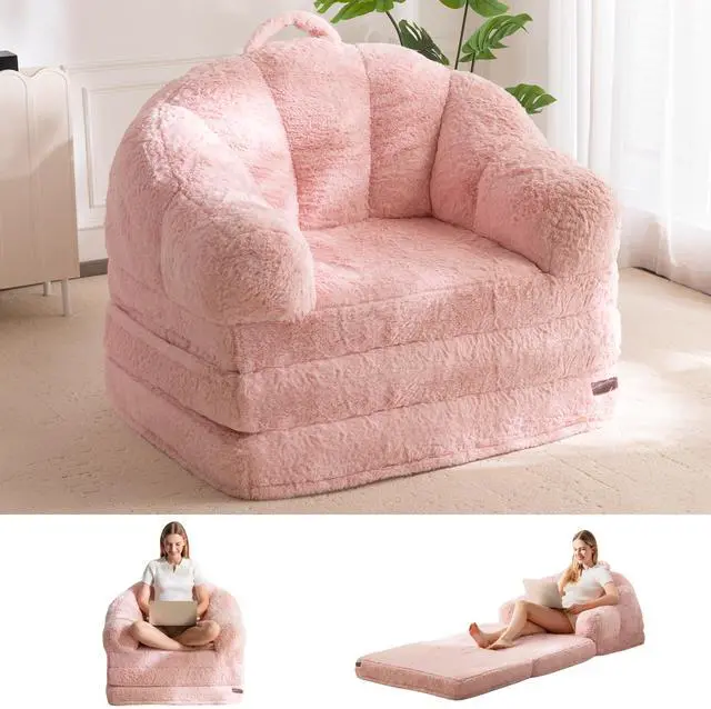 Main image of Folding Sofa Bed, 2 in 1 Convertible Sofa to Lounger