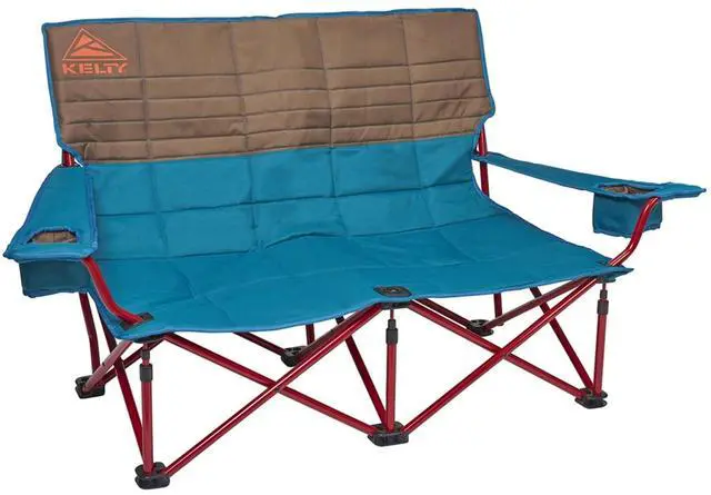Main image of Low Loveseat 2 Person Folding Camping Chair (Low Height/Deep Lake)