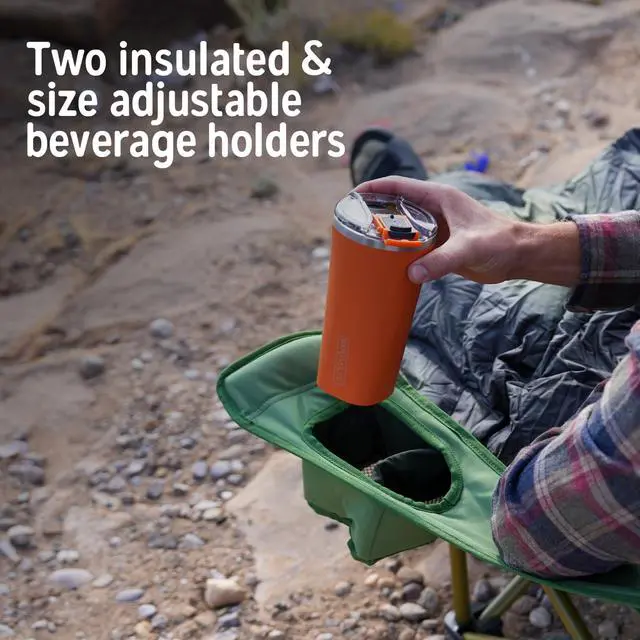 Alt view image 4 of 7 - Low Loveseat 2 Person Folding Camping Chair (Low Height/Deep Lake)