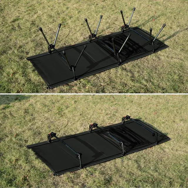 Alt view image 7 of 7 - SUPRANUBIS Camping Cot, Height Adjustable with Cot Leg Extenders, Strong Support 330lbs, Lightweight Comfortable Folding Bed for Camping, Hiking, Travel, Truck, Beach, Office Nap
