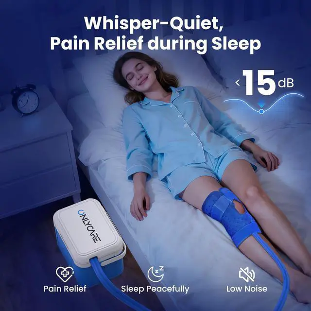 Alt view image 4 of 7 - Ice Machine for Knee After Surgery, Portable Cold Therapy Machine