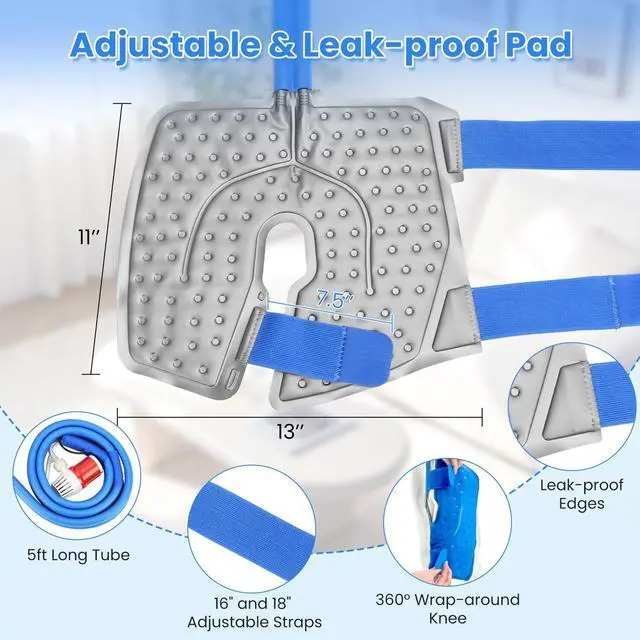 Alt view image 5 of 7 - Ice Machine for Knee After Surgery, Portable Cold Therapy Machine