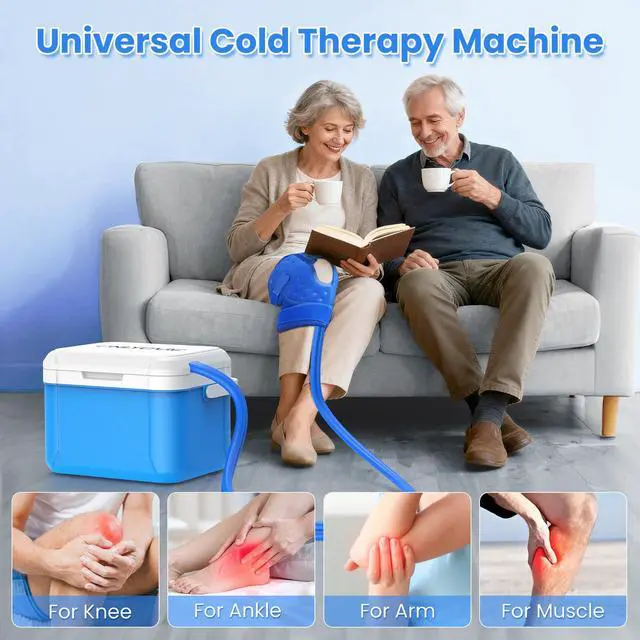 Alt view image 6 of 7 - Ice Machine for Knee After Surgery, Portable Cold Therapy Machine