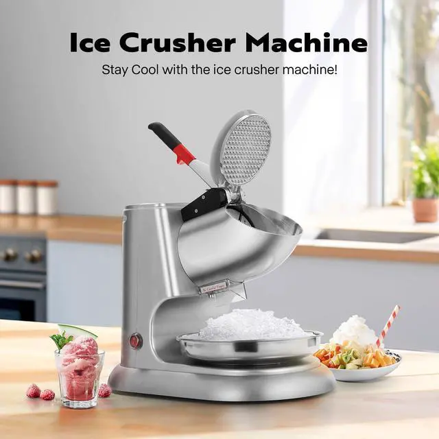 Alt view image 2 of 7 - 11 Inch Height Ice Crusher Shaver 143lbs/hr