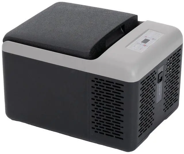 Main image of C9PT Portable Car Freezer Cooler, 12 Volt Car Refrigerator, 10 Quart Fast Cooling, with 12/24V DC and 100-240V AC for Outdoor, Camping, RV, Truck (Black&Grey)