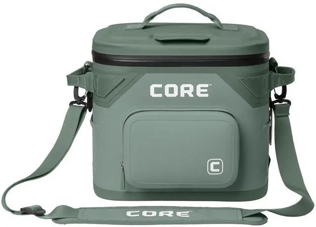 Main image of Magnetic Leak Proof 12 Can Soft Cooler with Waterproof Zipper | Insulated Bag Portable Ice Chest Box | Best Soft Cooler for Food & Beverages for Tailgating, Car Camping, and Family Beach Picnics