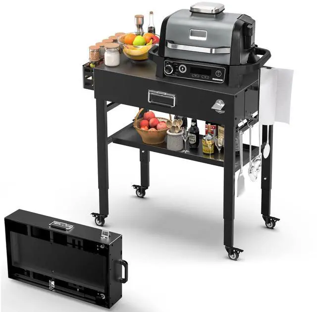 Main image of Quick-Fold Grill Cart for Ninja Woodfire & Blackstone