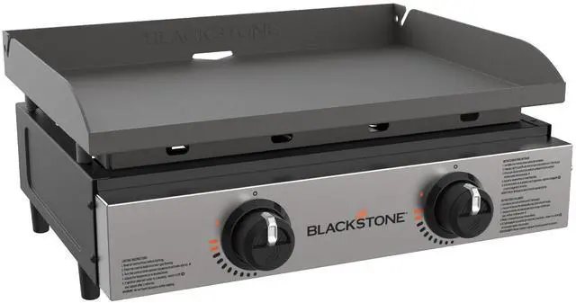 Main image of 1666 22 Tabletop Griddle with Stainless Steel Faceplate, Powder Coated Steel, Black