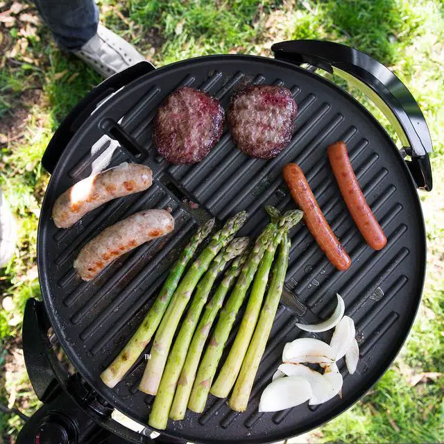 Alt view image 4 of 7 - Indoor/Outdoor Electric Grill with Stand, 15-Serving