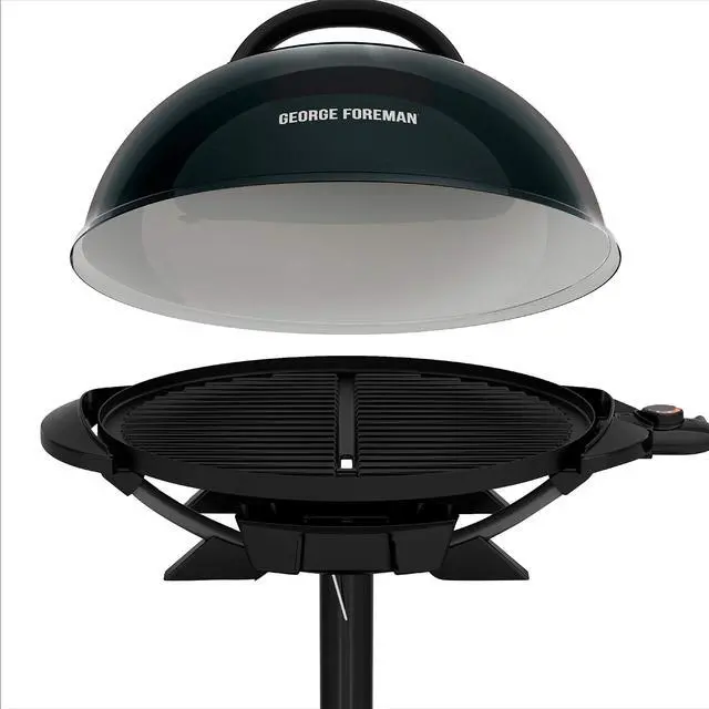 Alt view image 6 of 7 - Indoor/Outdoor Electric Grill with Stand, 15-Serving
