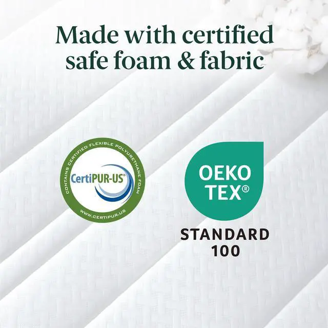 Alt view image 4 of 7 - 6 Inch Narrow Twin Foam & Spring Mattress, Medium Feel