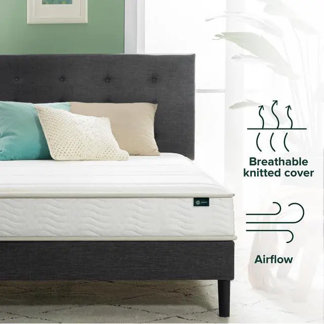 Alt view image 6 of 7 - 6 Inch Narrow Twin Foam & Spring Mattress, Medium Feel