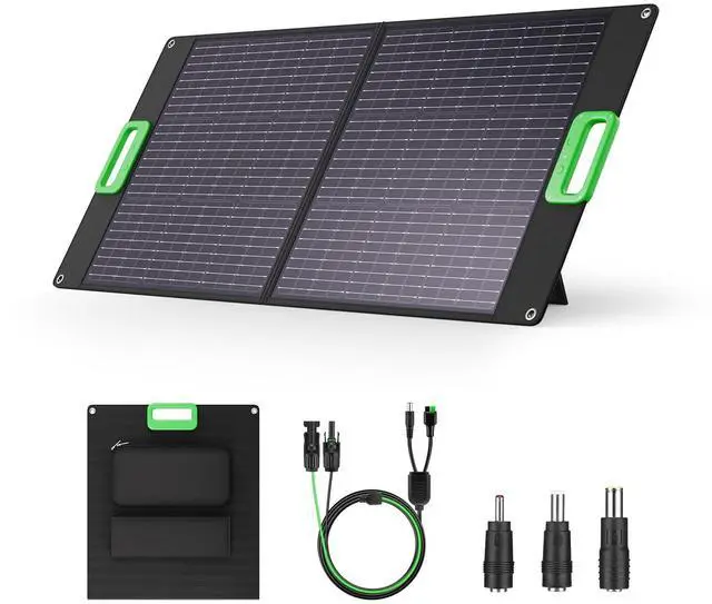 Main image of 100W Portable Solar Panel for Power Station Generator 23.5% High Efficiency