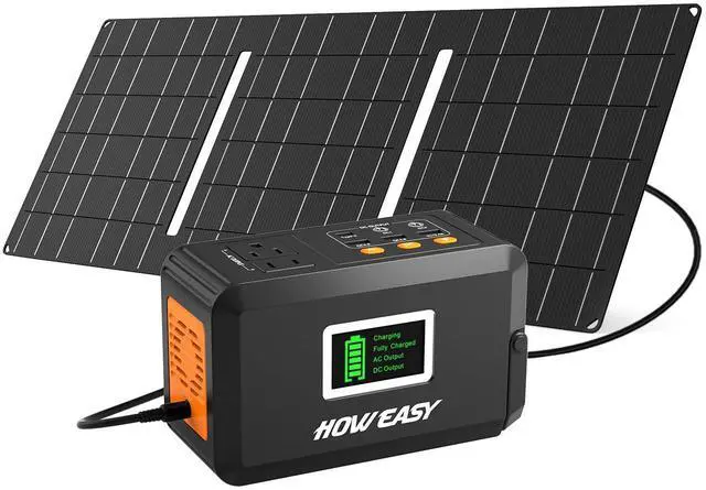 Main image of Solar Generator 120WPortable Power Station with 30W Solar Panel