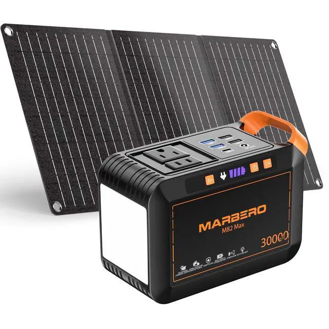 Main image of 111Wh Solar Generator with Panels Included Solar Panel Kit 30W