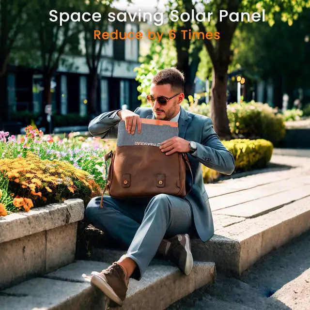 Alt view image 6 of 7 - 100W Foldable Portable Solar Panel Charger IP67 Waterproof