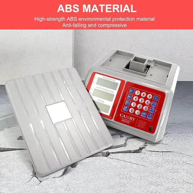 Alt view image 7 of 7 - Waterproof Commercial Food Scale, 66lb/30kg, Price Computing