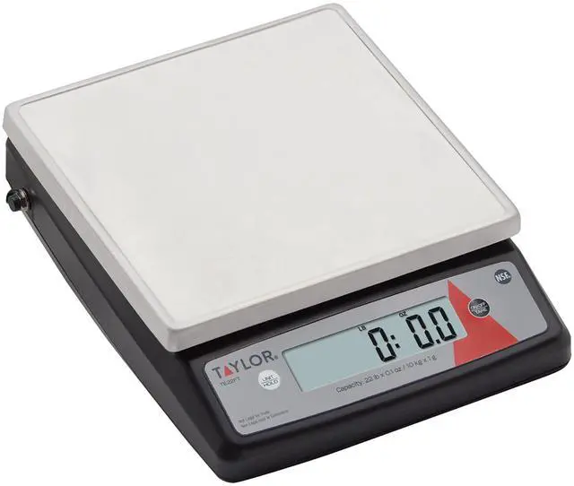 Main image of TE22FT 22-Pound Digital Portion Control Scale, Food Scale for Precise Weight Measuring and Portion Control, Tare and Hold Function, NSF, Stainless Steel Platform