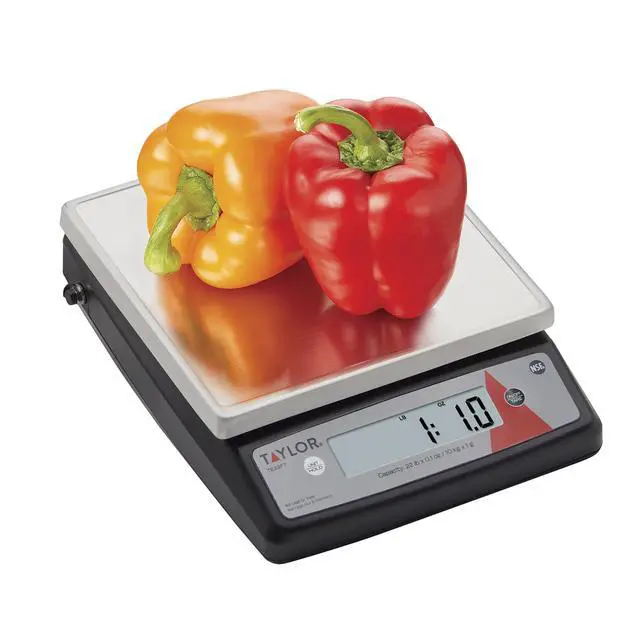 Alt view image 3 of 5 - TE22FT 22-Pound Digital Portion Control Scale, Food Scale for Precise Weight Measuring and Portion Control, Tare and Hold Function, NSF, Stainless Steel Platform