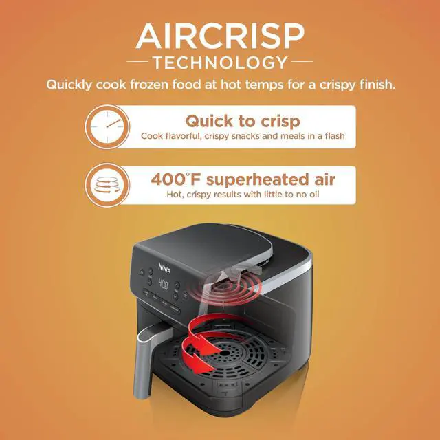 Alt view image 2 of 7 - Air Fryer Pro, 5 Qt, 4-in-1, Grey, AF141