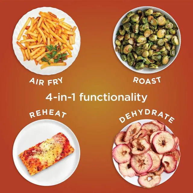Alt view image 4 of 7 - Air Fryer Pro, 5 Qt, 4-in-1, Grey, AF141
