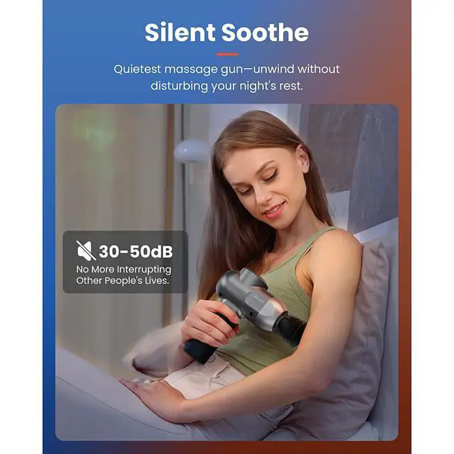 Alt view image 7 of 7 - C2 Pro Massage Gun with Heat and Cold Therapy, FSA Eligible & HSA Approved, PT-Developed Deep Tissue Back Massager for Athletes, Men & Women Birthday & Holiday Gifts