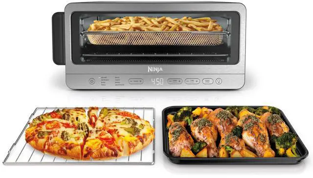 Main image of Flip Toaster Oven & Air Fryer, 8-in-1, Stainless Steel, SP151