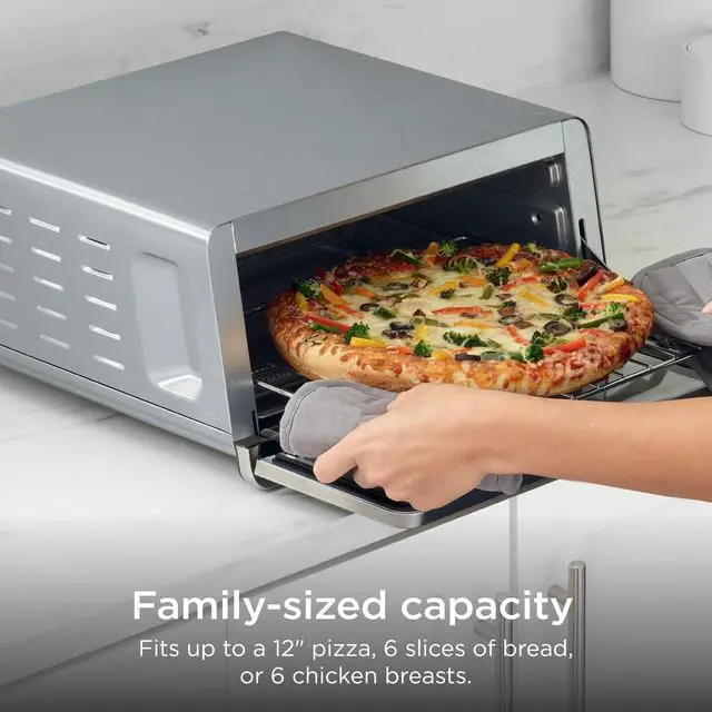 Alt view image 5 of 7 - Flip Toaster Oven & Air Fryer, 8-in-1, Stainless Steel, SP151