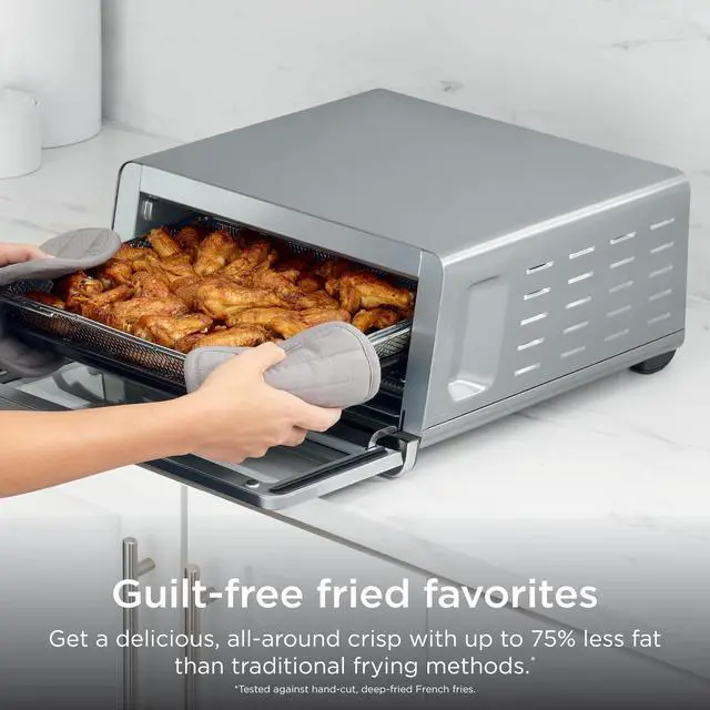 Alt view image 7 of 7 - Flip Toaster Oven & Air Fryer, 8-in-1, Stainless Steel, SP151