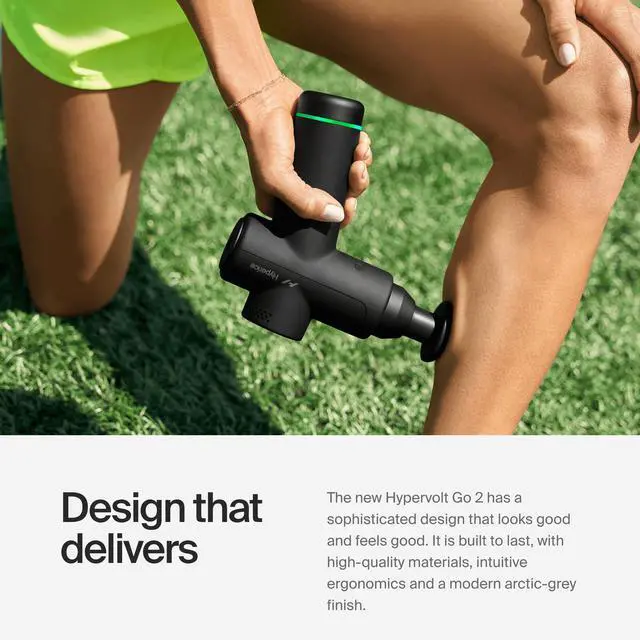 Alt view image 4 of 7 - Hypervolt Go 2 Handheld Percussion Massage Gun Deep Muscle Tissue