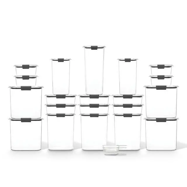 Alt view image 2 of 6 - Brilliance BPA-Free Airtight Food Storage Containers with Lids Set of 20 with Scoops Perfect for Kitchen and Pantry Organization