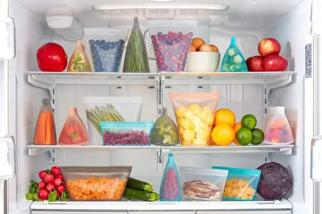 Alt view image 7 of 7 - Reusable Food Storage Containers Full Set of 8 Gray Platinum Silicone Cups, Dishes & Bags Microwave, Dishwasher & Freezer Safe Made in USA, BPA-Free