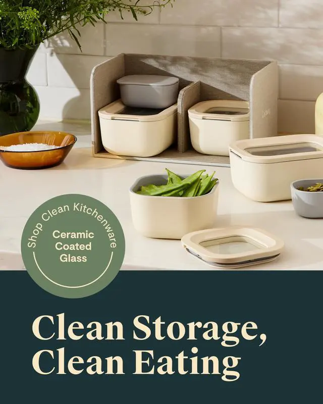 Alt view image 2 of 7 - Mini Food Storage 9-Piece Set, Glass Storage Containers for Food