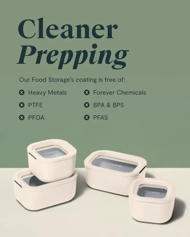 Alt view image 6 of 7 - Mini Food Storage 9-Piece Set, Glass Storage Containers for Food