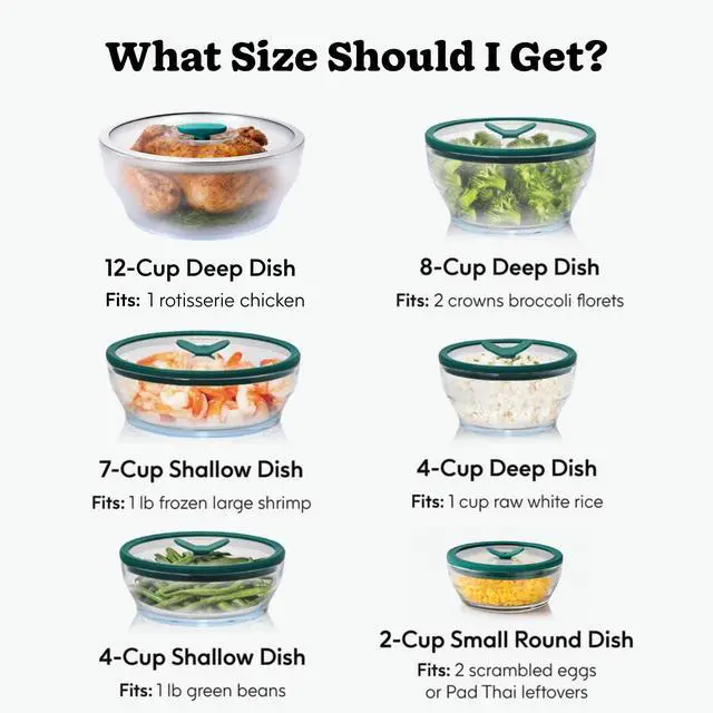 Alt view image 4 of 6 - 8-Pc Microwave Cookware & Food Storage Set (Clear Black Sesame)