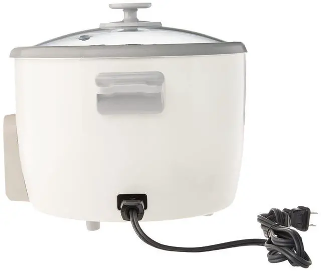 Alt view image 3 of 3 - NHS-18 10-Cup (Uncooked) Rice Cooker,White